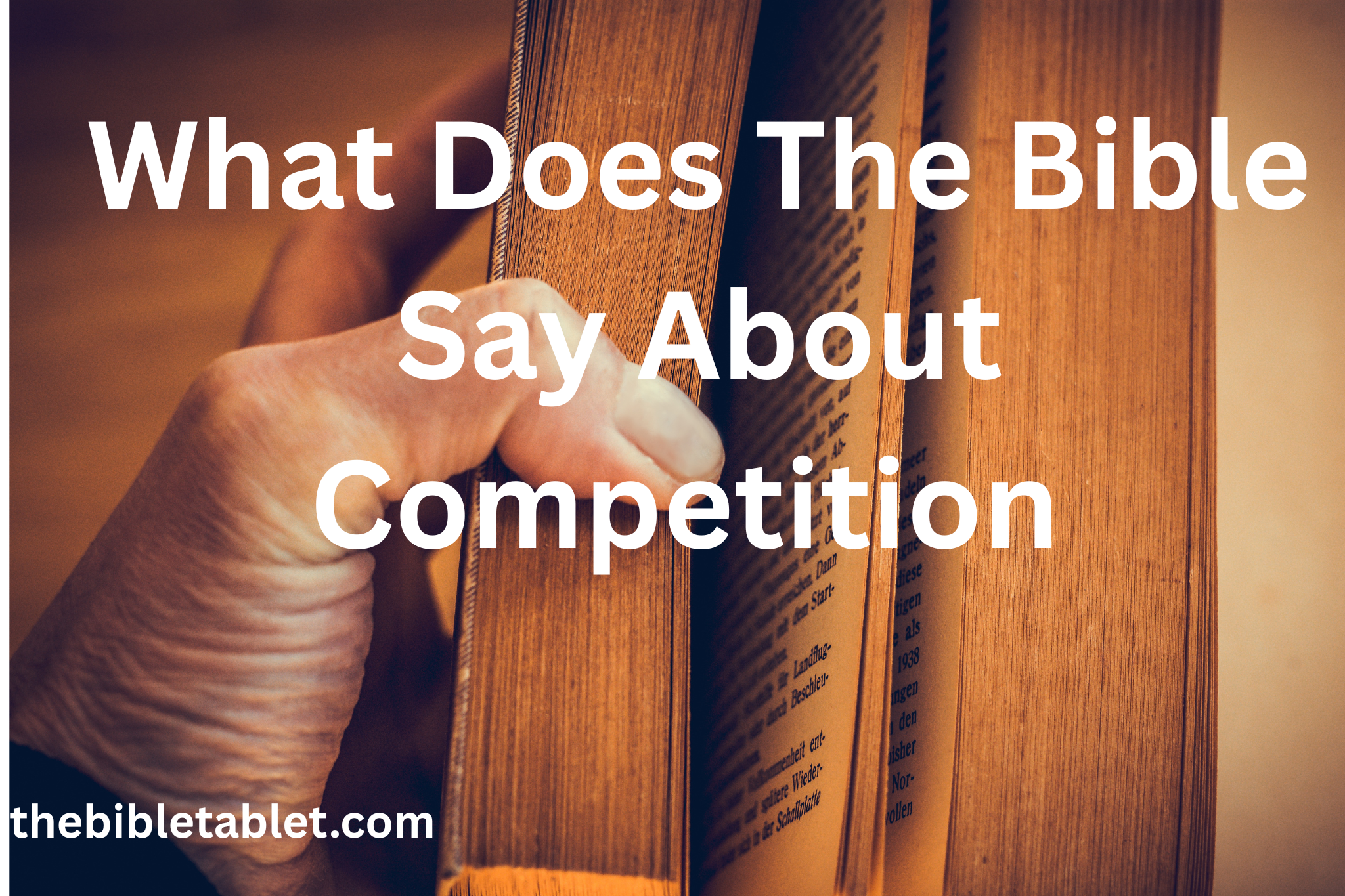 What Does The Bible Say About Competition